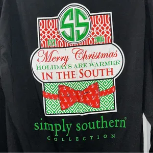 Simply Southern Christmas Shirt Women’s Large thumbnail 5