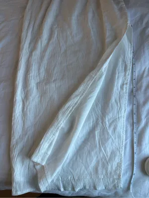 Seven Wonders White Marloe Cutout One Shoulder Puff Sleeve Maxi dress NWT Small thumbnail 9