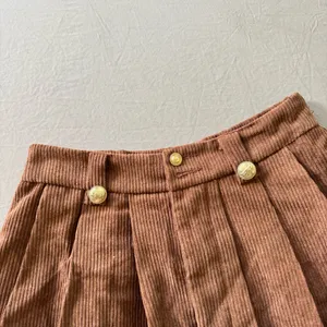 Shein Corduroy Pleated Mini Skirt thumbnail 4
