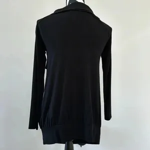 Cherish Black Long‎ Sleeve Top Sz LG thumbnail 3
