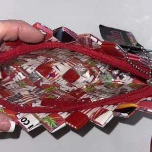 Vintage 90s Y2K Twizzler Cherry Berry Strawberry Candy Wrapper‎ Zip Purse NWT thumbnail 12