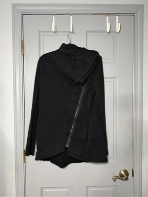 lululemon method wrap athletica Black Asymmetrical Zip Utility Jacket thumbnail 2