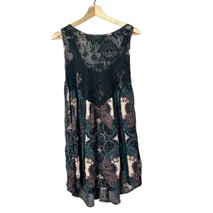 Free‎ People Count Me In Trapeze Mini Tunic Dress M thumbnail 3