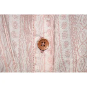 Roxy Maxi Dress Womens Small Pink Good T-Back Boho Tribal Print Button Front thumbnail 3