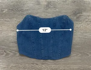Vintage Y2K Denim Corset Top thumbnail 6