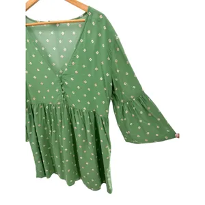 Summersalt Easy Breezy Eco Voile Mini Dress Swim Cover Up in‎ Diamond Dot Sz S thumbnail 6