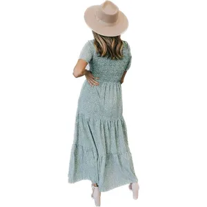 Nordstrom Spotted Floral Maxi Sz Small thumbnail 3