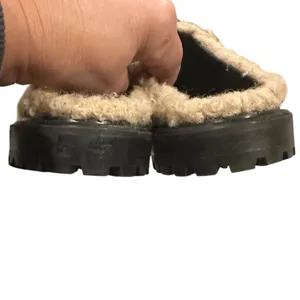 STAUD Astro Mule Clog Lug Sole Quilted Sherpa Shearling Slip-On Doe 9 thumbnail 6