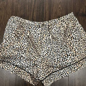 Leopard print satin shorts‎ style for Coachella or Stagecoach Large thumbnail 2