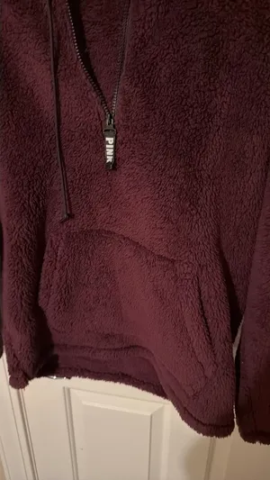 PINK Sherpa Victoria's Secret Pink Hoodie thumbnail 4