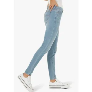 Lee Women's Slim Fit Skinny Leg Jean Women's 14 Light Blue Wash Midrise thumbnail 8