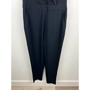 Trina Turk Black Ruffle Neck Sleeveless Jumpsuit Size 8 thumbnail 15