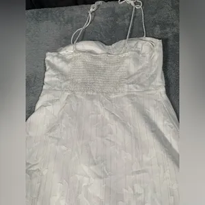 Lulus loveliest looks white floral midi dress medium NWT thumbnail 11
