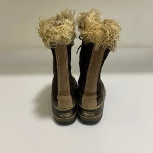 Sorel Joan of the Artic Winter Snow Boots Brown Size‎ 7 thumbnail 4