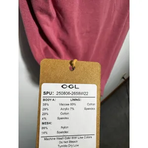 Brand New OGL Women's Size Small Purple/Pink Mock Neck Shirt Top Blouse thumbnail 6