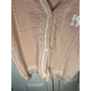 Taylor Swift 1989 Women's Pink Cardigan Sweater M Long Sleeve Casual thumbnail 9
