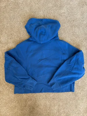 Lululemon Scuba Oversized Half-Zip Hoodie Blazer Tone Blue M/L thumbnail 4