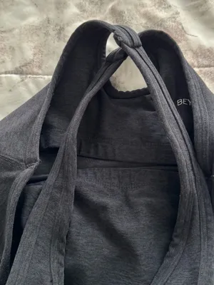 Beyond Yoga matching set of Black Racerback Sports Bra & bike shorts, sizes S XS thumbnail 11