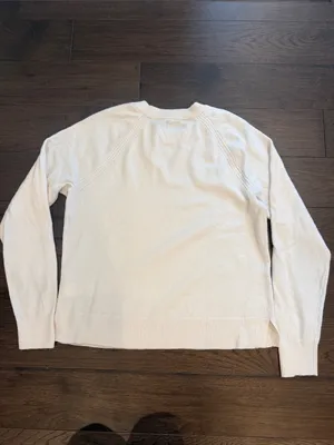 J. Crew Cream Crewneck Sweater Size Medium - C27-102 thumbnail 8