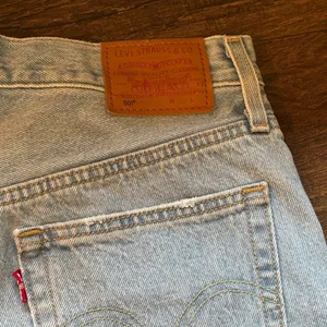 Levi's 501 Premium Light Wash Denim Cut-Off Shorts - size 26 thumbnail 6