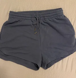 H&M blue sweatshorts thumbnail 1