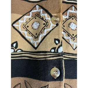 Vintage 90s Hand Embroidered Sweater Vest Susan Bristol Casuals Med Cottagecore thumbnail 7