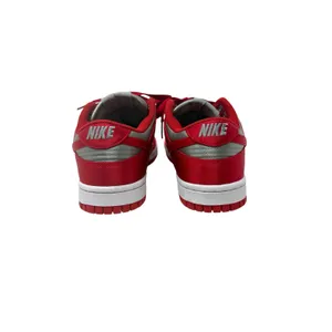 Nike Dunk Low UNLV Satin Varsity Red Metallic Silver Sneakers Women's Size 7 thumbnail 6