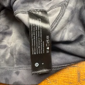 Lululemon Align Short Sleeve Cropped TIE DYE‎ Top Women's Size 4 thumbnail 4
