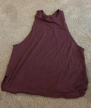ab10 Open side gym work out top size medium woman Red thumbnail 1