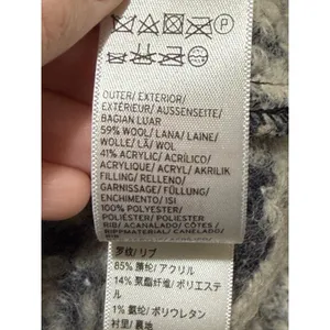 TOPSHOP Abigail Gray Boucle Hooded Wool Blend Coat Size‎ 6 Classic Warm Winter thumbnail 7