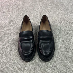 Madewell The Bradley Lugsole Black Leather Loafer Black 9.5 Chunky Preppy Y2K thumbnail 2