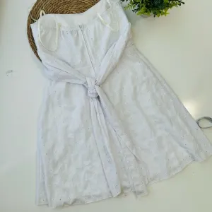 Crystal Doll White Eyelet Sundress DRESS 9‎ NWT thumbnail 7