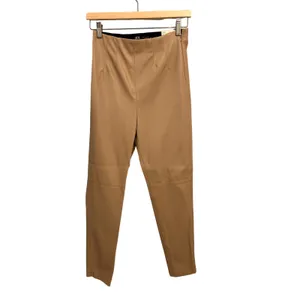 Zara Faux Leather High-Waisted Leggings Size M 8372/061/711 thumbnail 9