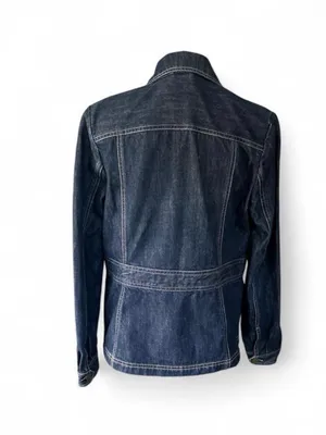 Eddie Bauer Dark Blue Denim Button-Front Jacket thumbnail 4