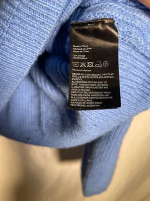 H&M Womens Blue Half Zip Sweater Small thumbnail 4