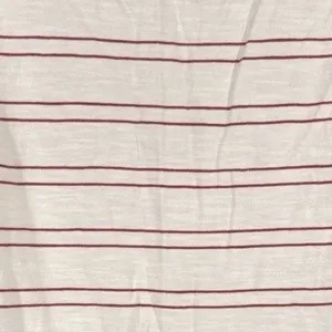 Maeve Anthropologie Ivory Red Striped Handkerchief Hem Tank Top Women Medium thumbnail 6