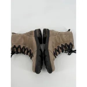Sorel Lennox Lace Boots Womens 9 Brown Waterproof Leather Grunge NL4412-264 thumbnail 4