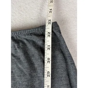 Coco Bianco Tiered Maxi Skirt Women's L Gray Elastic Waist Ruffle Bohemian Y2K thumbnail 4