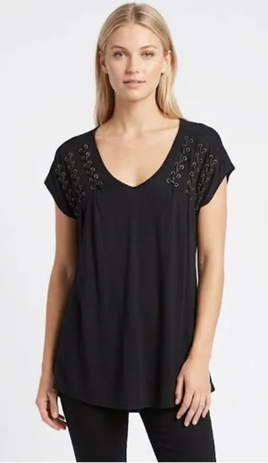 Black top by Simply Noelle, Size S/M thumbnail 1