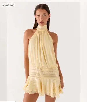 Yellow Peppermayo Dress Mini thumbnail 3