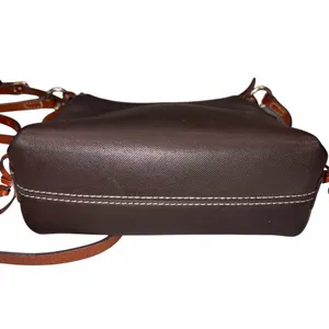 Dooney & Bourke Brown Leather Crossbody Bag thumbnail 5