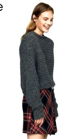 NWOT Maje Mousee Gris Oversized Sweater thumbnail 1