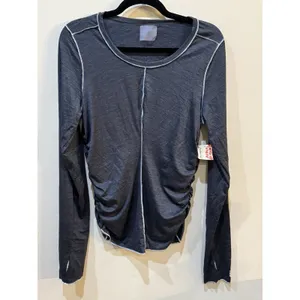 Free People FP Movement Hatch Right On Run Long Sleeve Shirt Maternity thumbnail 2