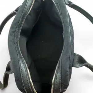 GUCCI Princy GG Canvas Leather Mini Boston Bag Black thumbnail 5