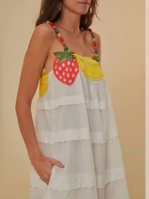 Farm Rio Fruits Richelieu Maxi Dress thumbnail 1