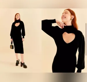 Farm Rio Black Heart Dress thumbnail 2
