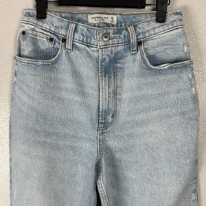 Abercrombie & Fitch‎ 90s Straight Ultra High Rise Curve Love Jeans Womens 28/6R thumbnail 2