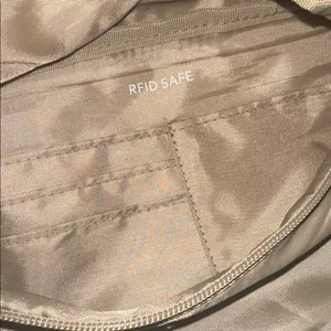FOLDIE tan color crossbody Bag with RFID waterproof thumbnail 13