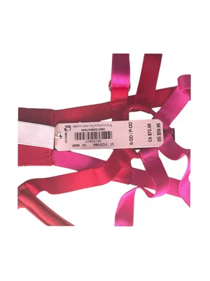new Victoria's Secret ❤︎︎ Open Cup Strappy Demi Bra ❤︎︎ Pink Red ❤︎︎ Small DD thumbnail 11