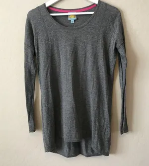 C&c California Long Sleeve Hi-Low Cashmere Blend thumbnail 2